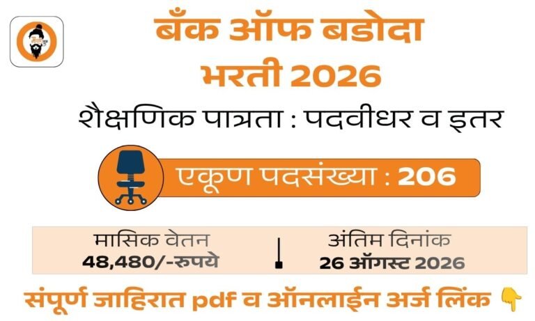 Bank of Baroda Bharti 2026