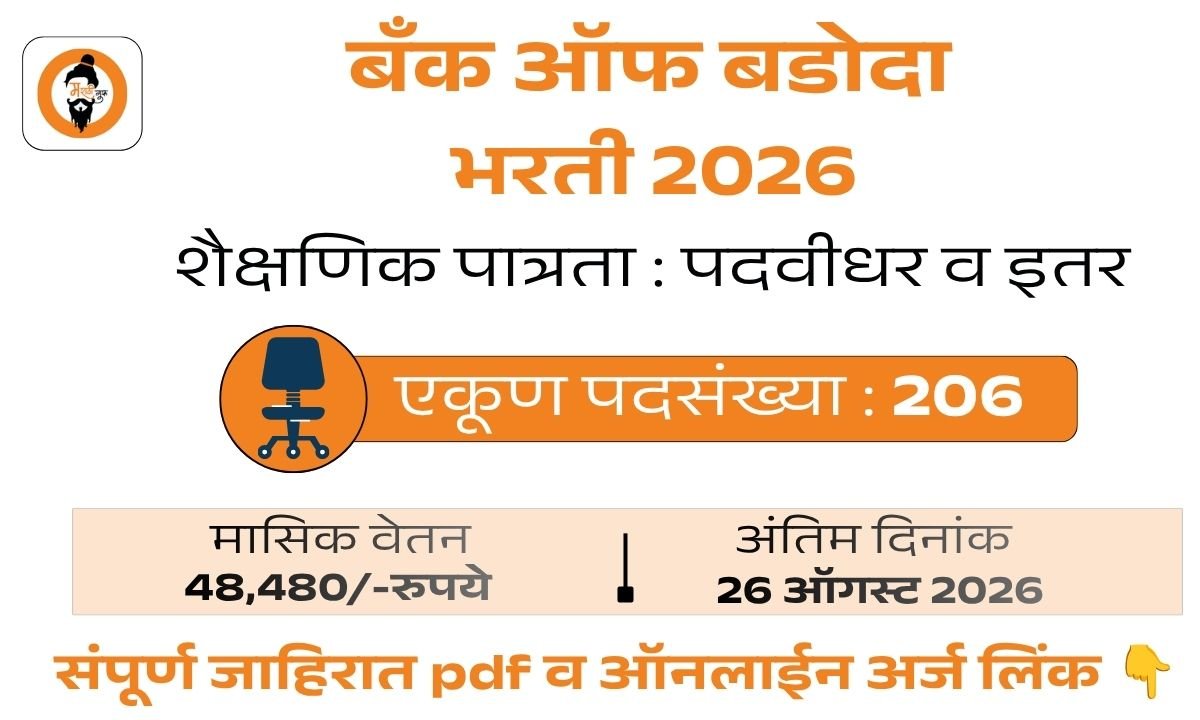 Bank of Baroda Bharti 2026