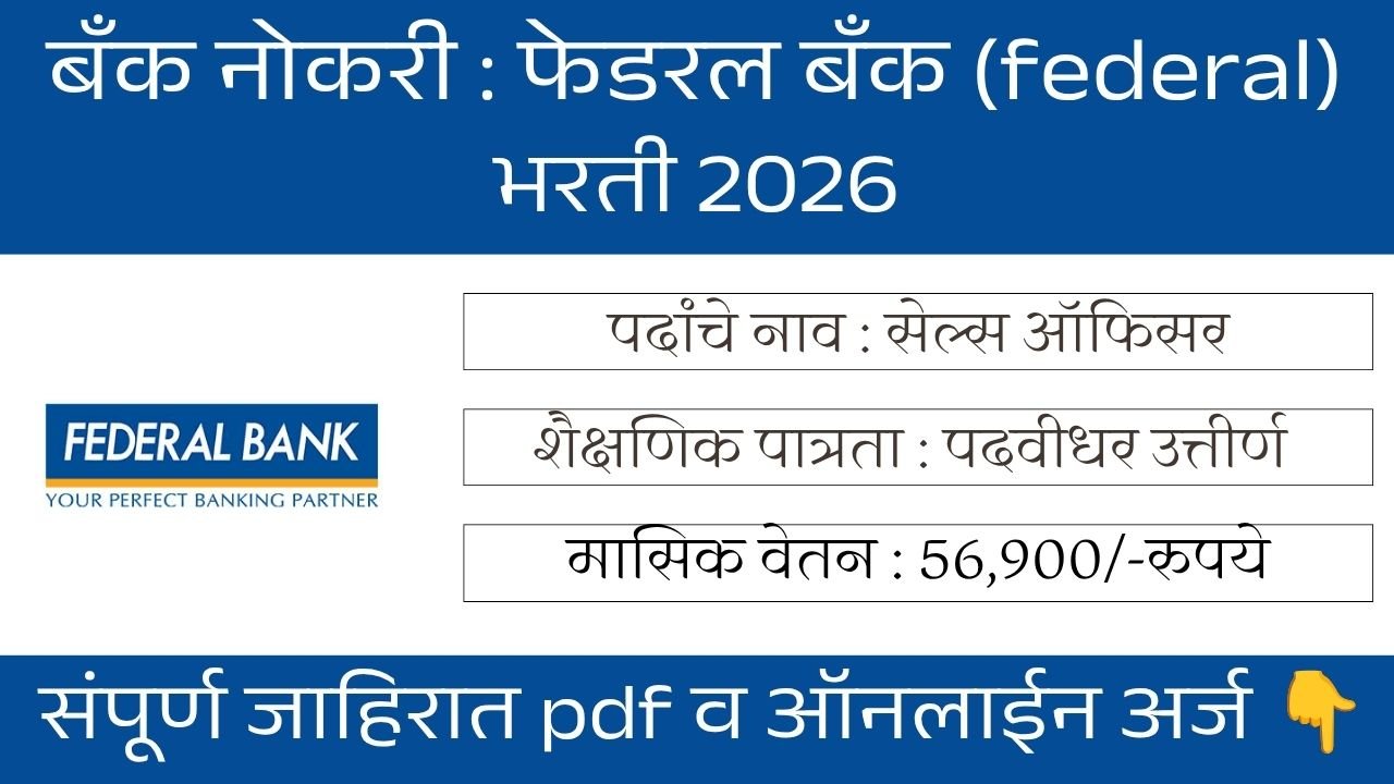 Federal Bank Bharti 2026