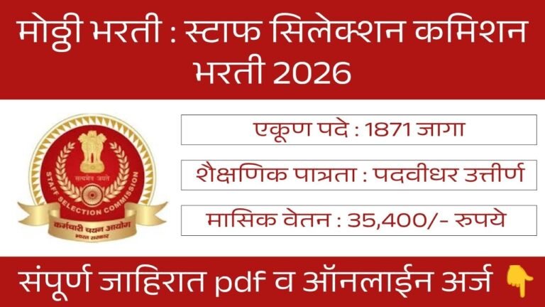 SSC CPO Bharti 2026