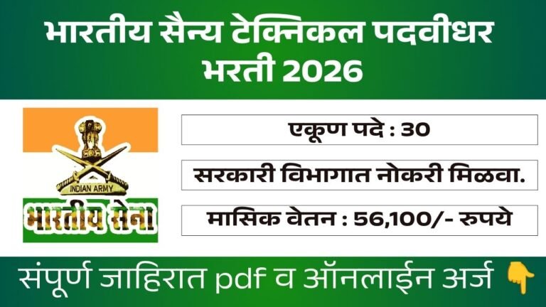 Indian Army TGC Bharti 2026